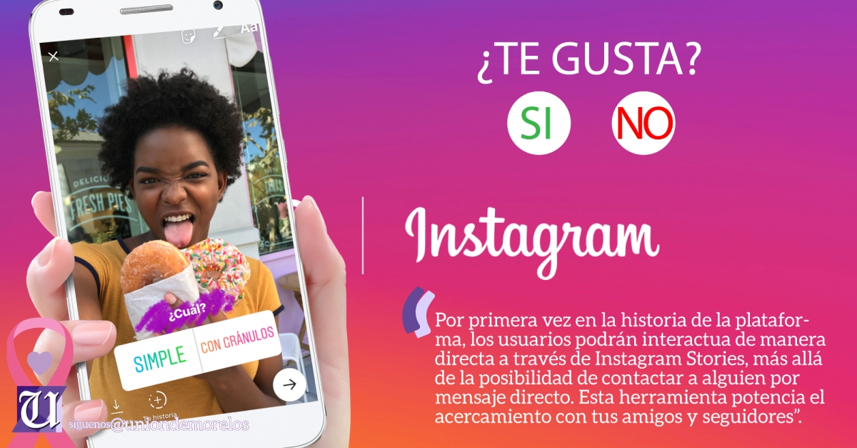 Instagram acaba de agregar encuestas interactivas en sus Stories