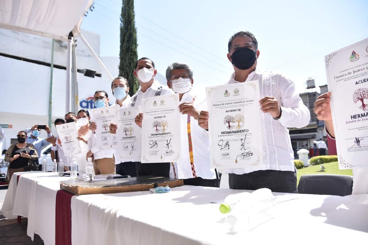 Jojutla y Oaxaca de Juárez se convierten en ciudades hermanas