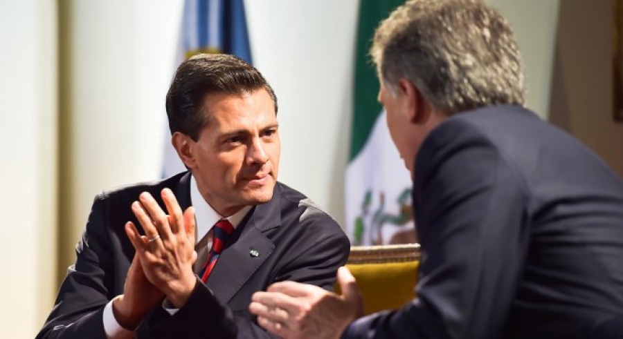 Peña Nieto invitó a Macri para que visite México en febrero