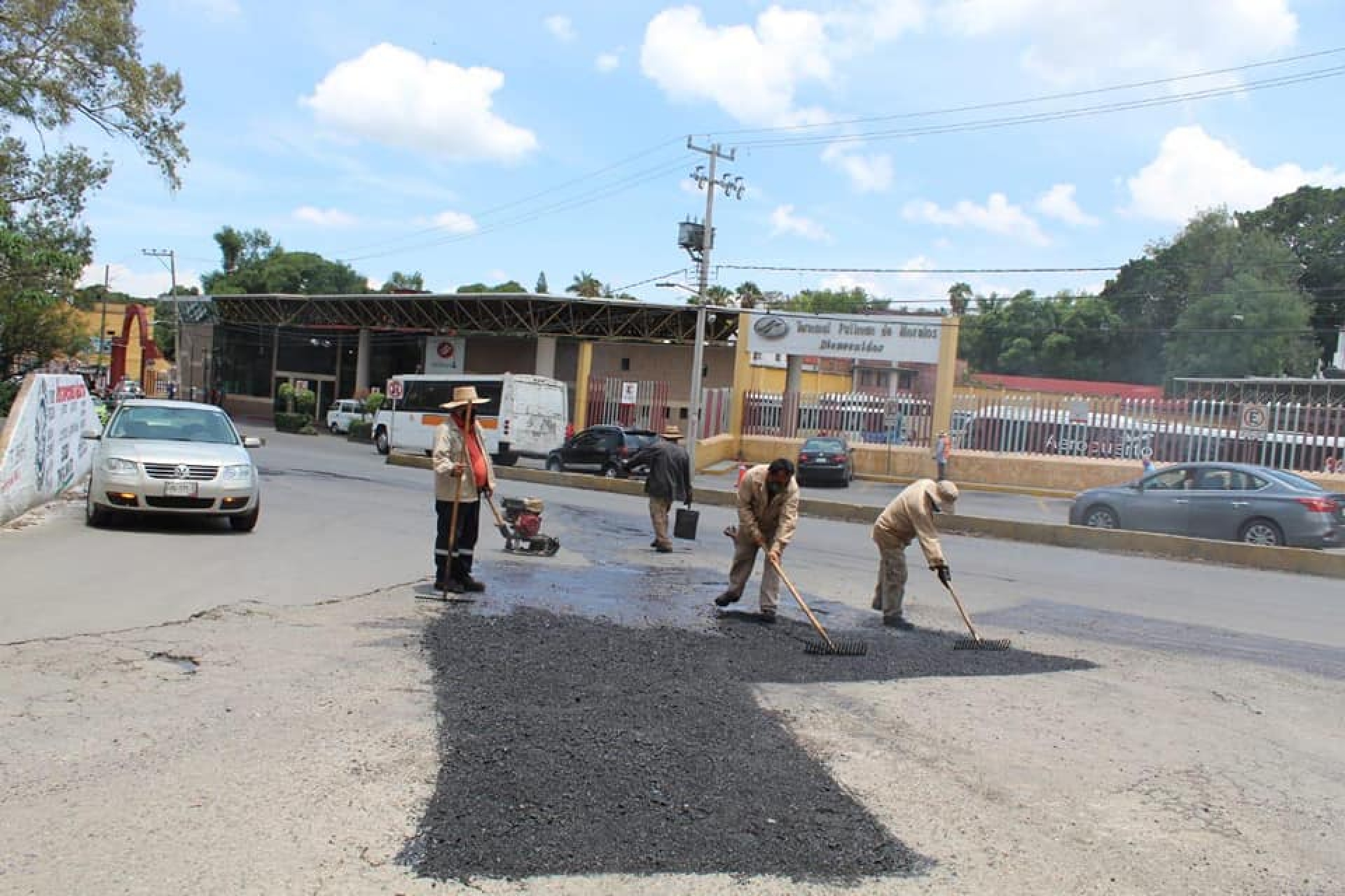 La infraestructura urbana, en constante mantenimiento
