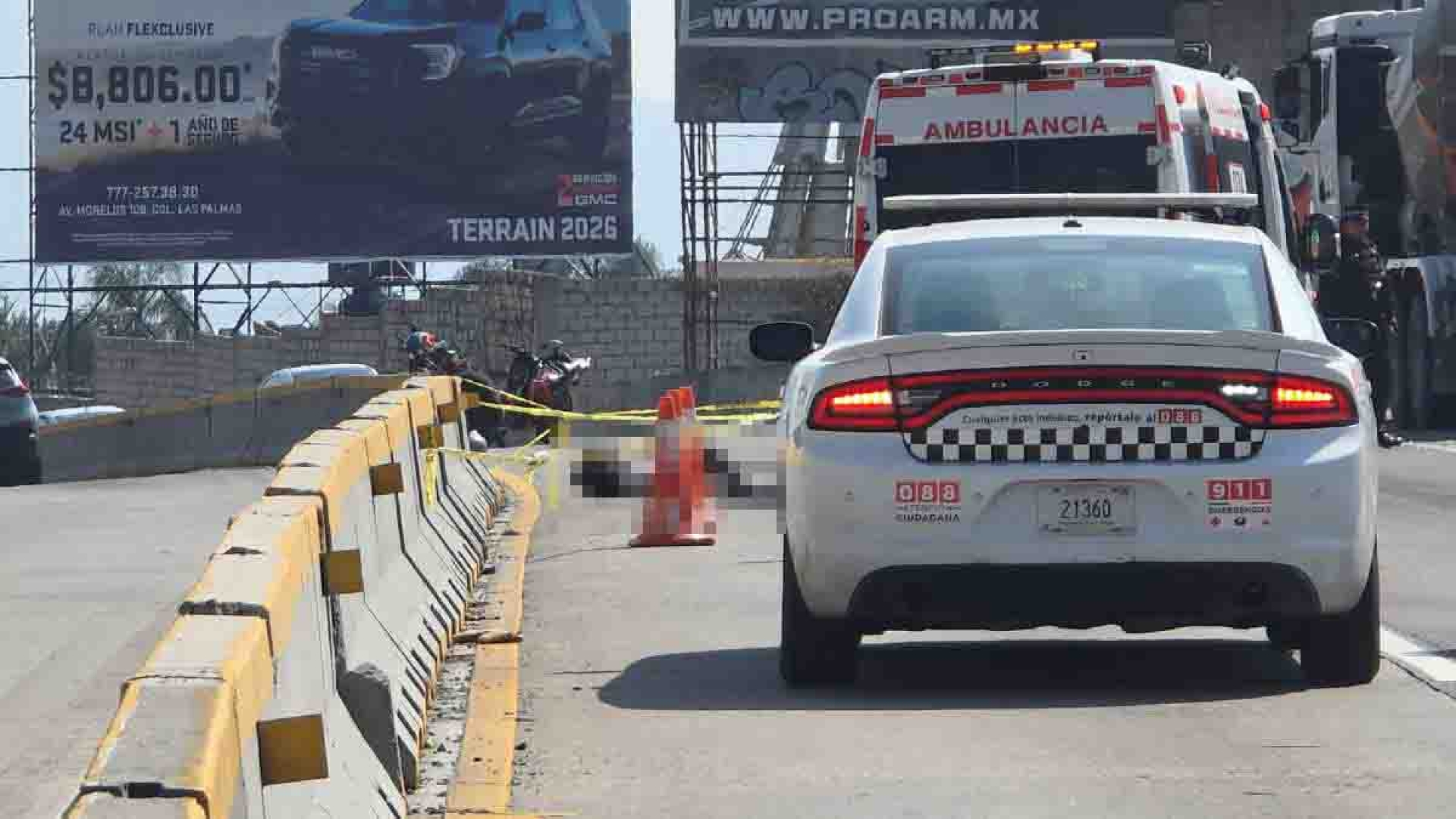 Fallece joven en accidente sobre el Paso Exprés
