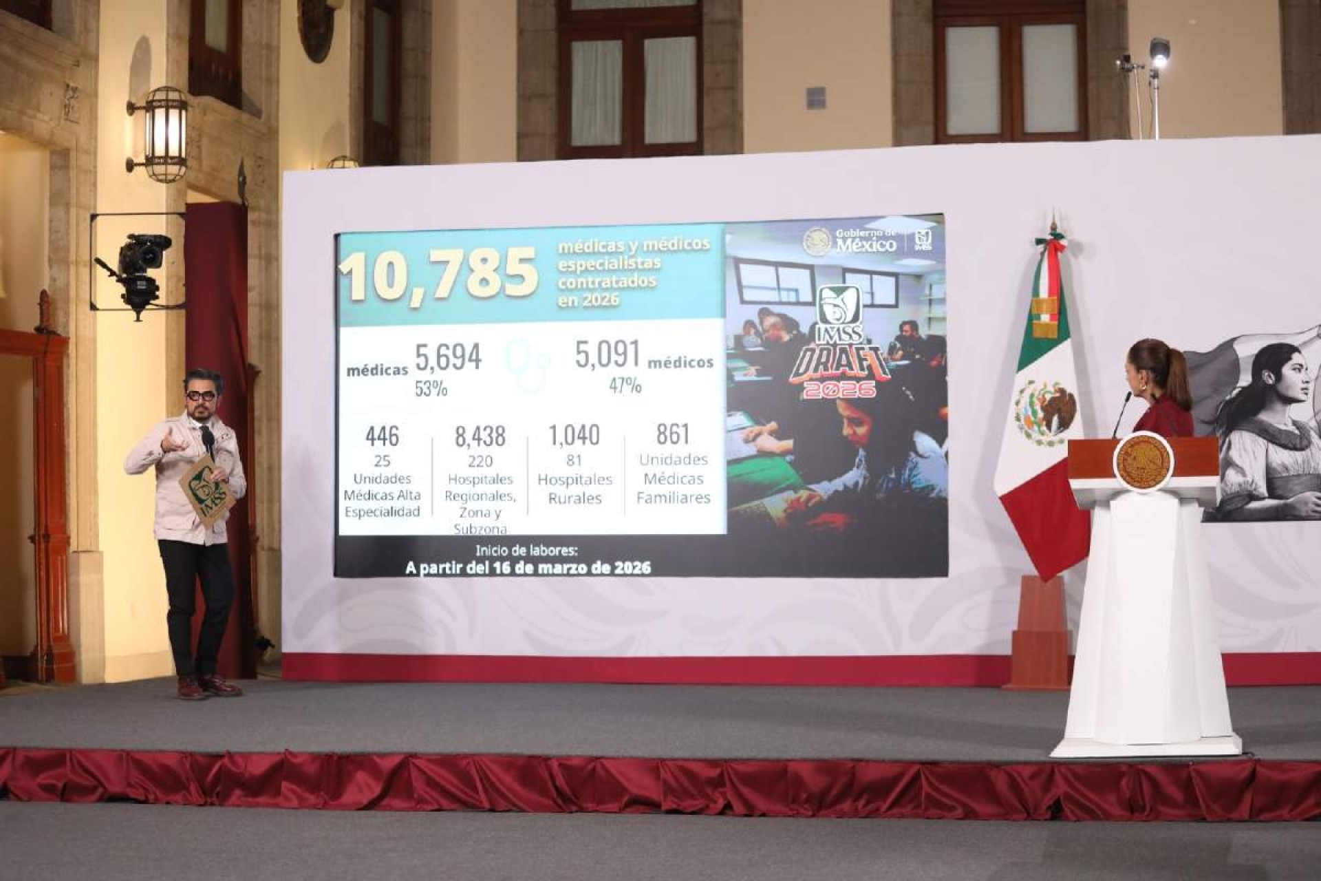El IMSS tiene alta de 10 mil 785 médicos especialistas: Zoé Robledo