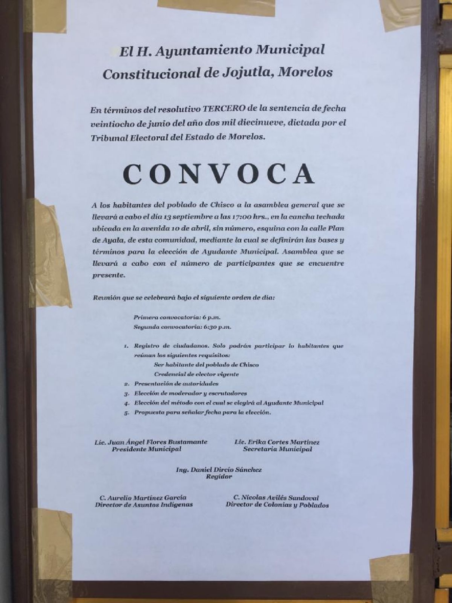 No hay ayudante formal en comunidad de Jojutla
