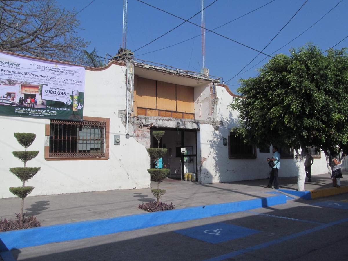 Rehabilitarán la presidencia municipal y un centro regional de cultura en Zacatepec