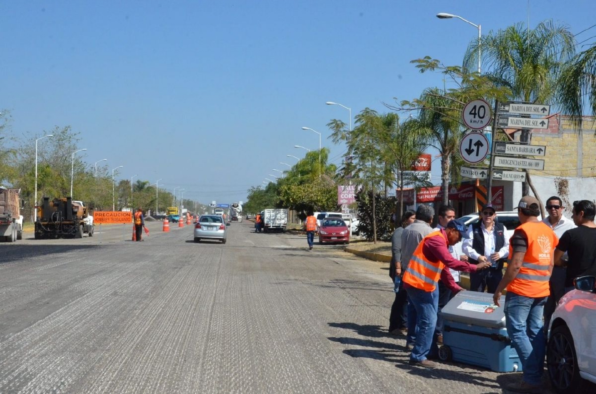 Supervisan obras estatales que se realizan en Jojutla