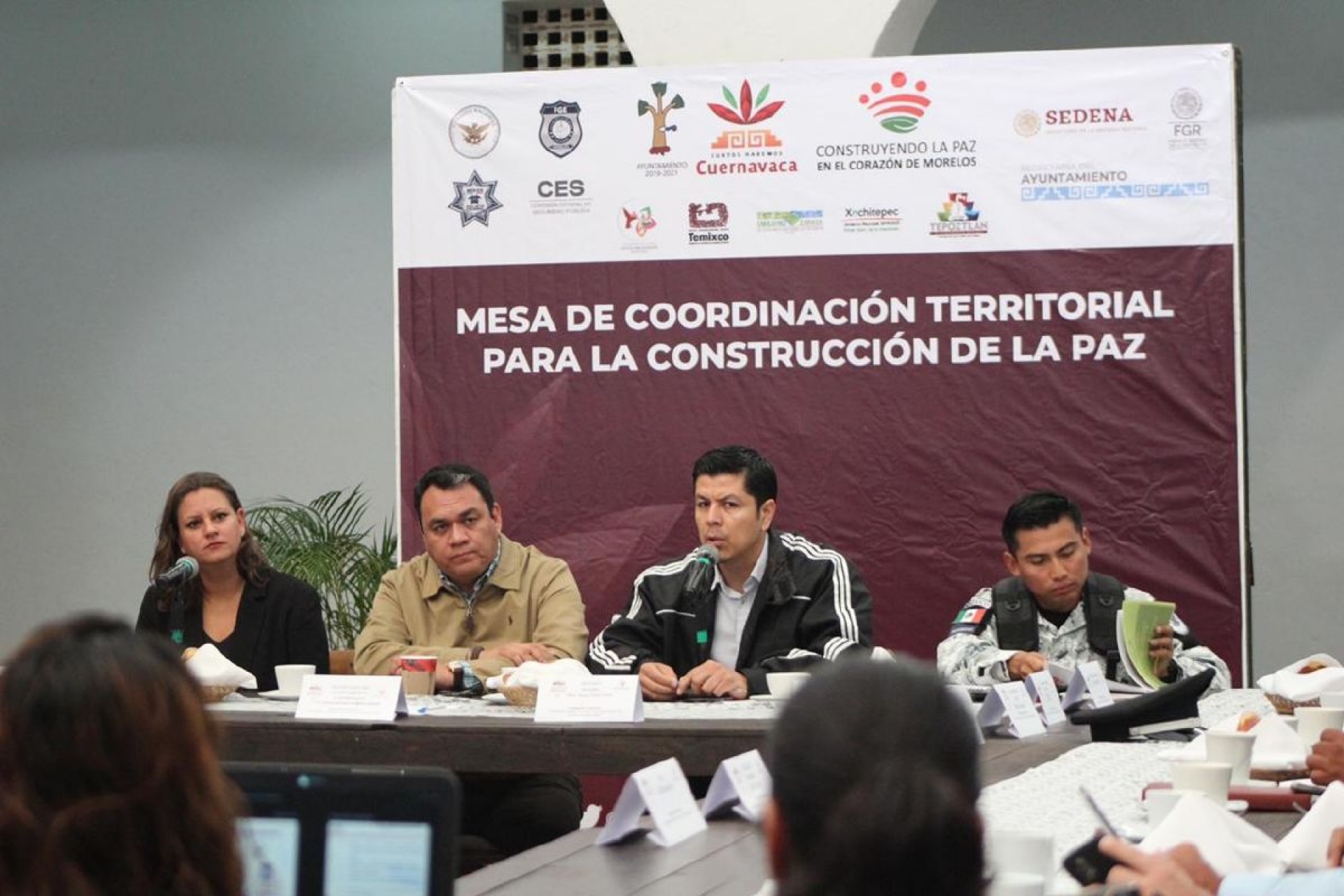 Suman fuerzas instituciones policiacas para mantener la paz