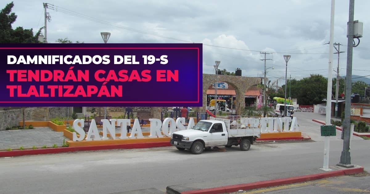Construirán casas para damnificados por sismo del 19-S en Tlaltizapán