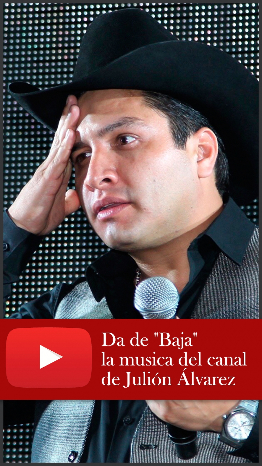 YouTube da de "Baja" la musica del canal de Julión Álvarez