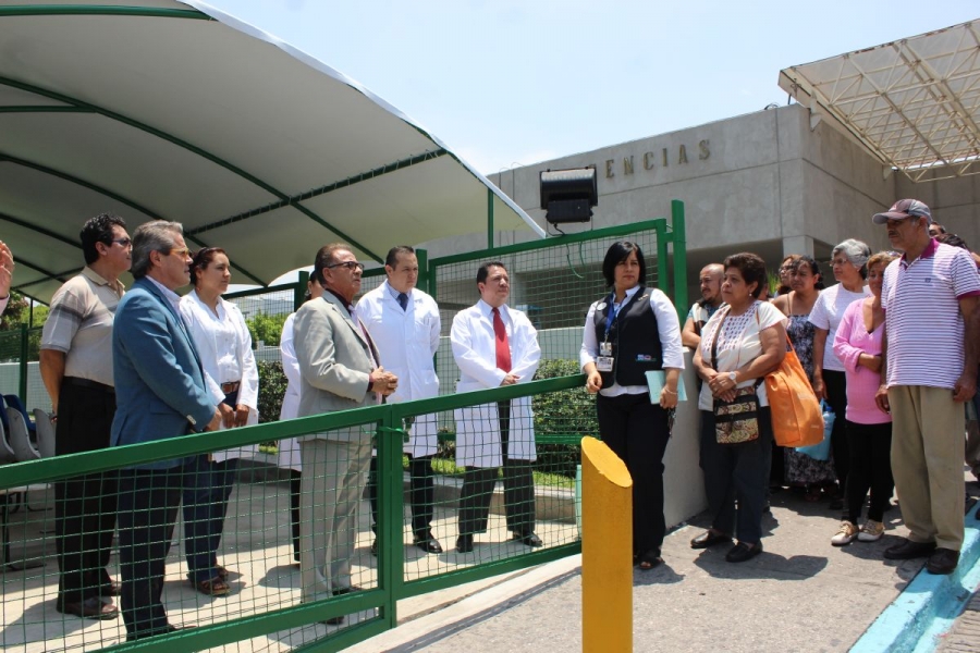 Inauguran área de espera en hospital del IMSS de Plan de Ayala