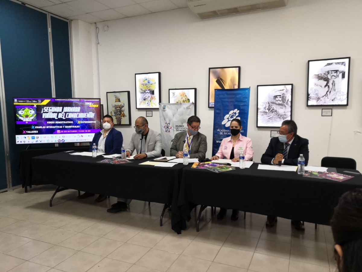 Anuncian 'Jornada Virtual del Conocimiento', del 25 al 29 de octubre