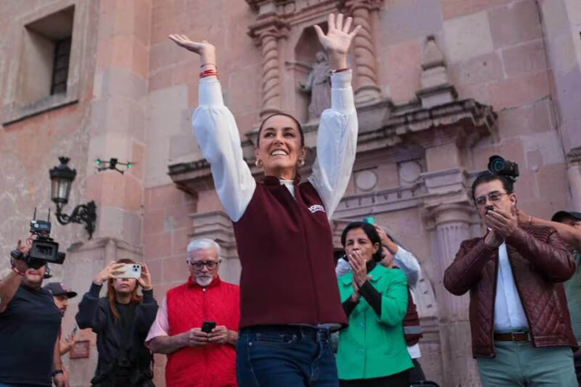 Sheinbaum niega financiamiento ilegal en su campaña presidencial