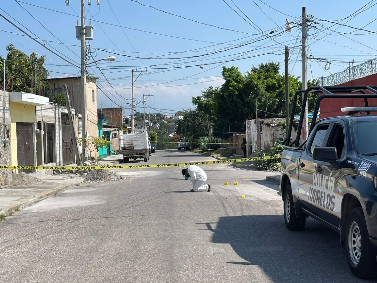 Hieren a tiros a un hombre en Temixco