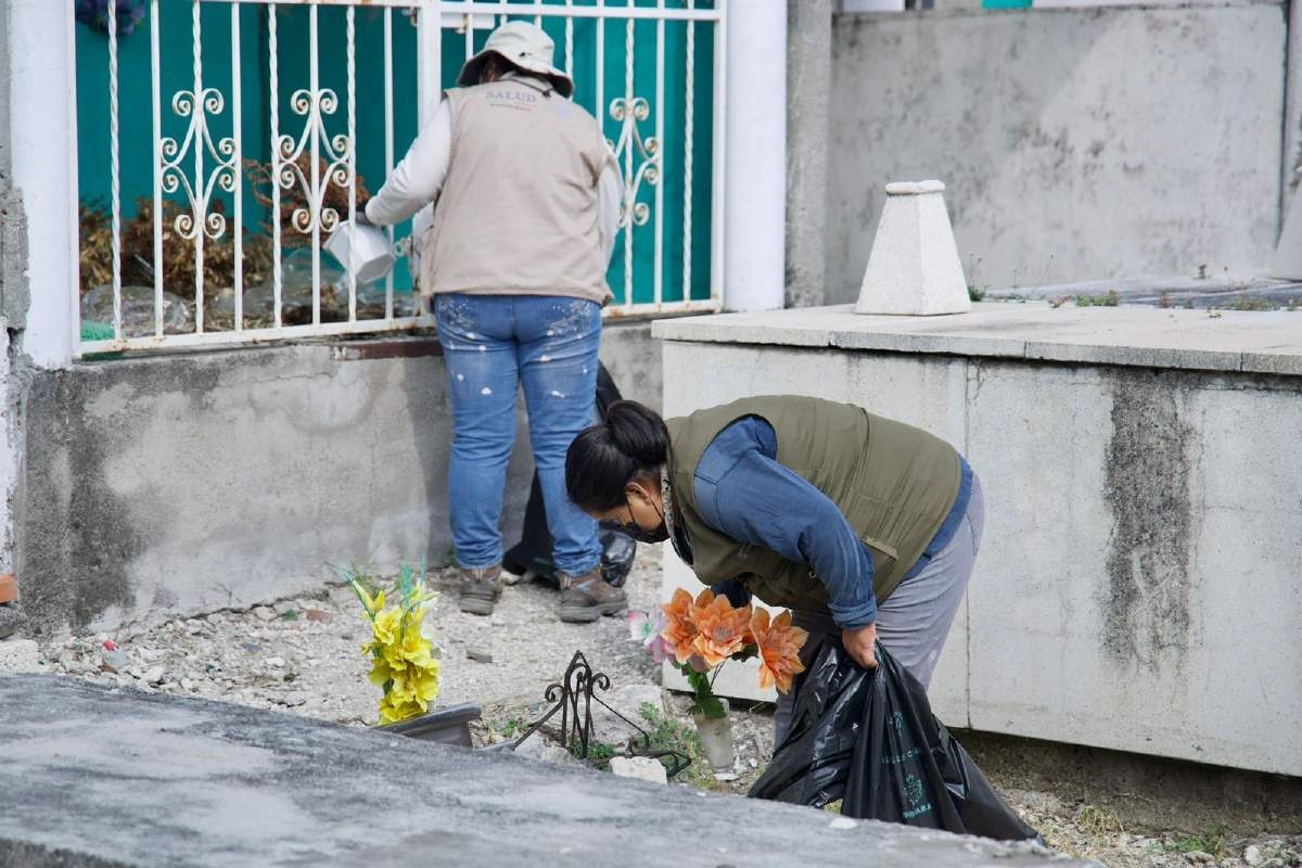 Limpian panteones en Tlaquiltenango y Zacatepec
