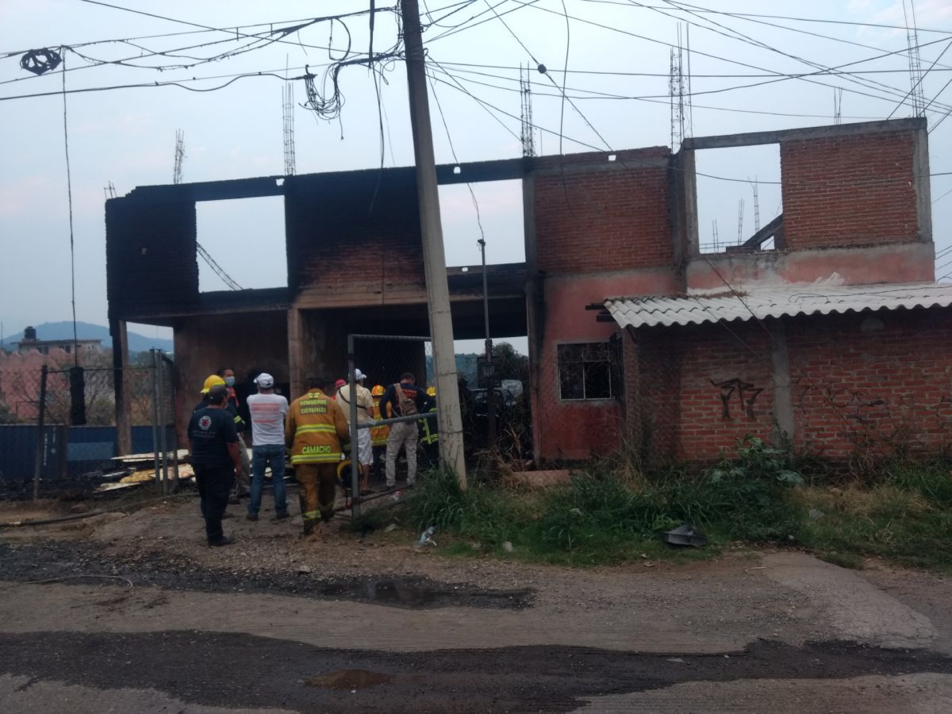 Se incendia una casa en Ocotepec