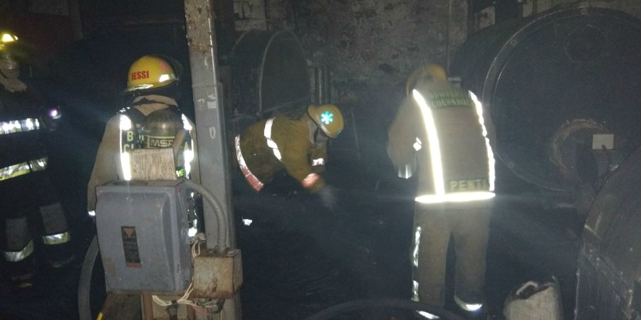 Bomberos sofocaron incendio en una lavandería