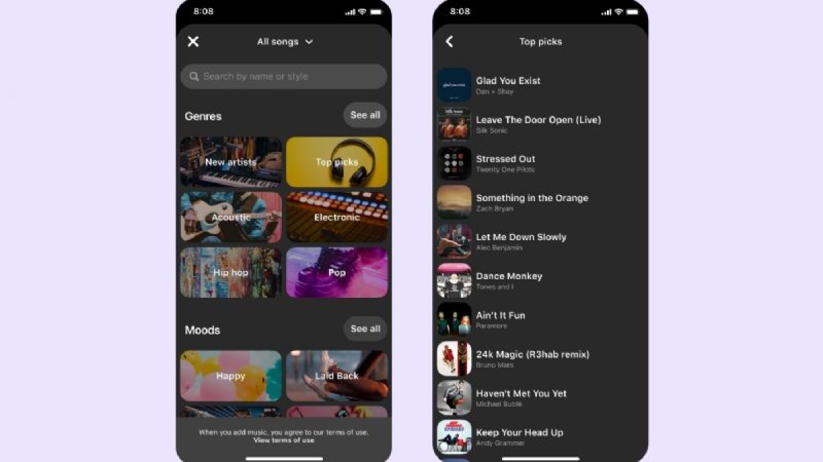 Pinterest permite añadir música con licencia a los Idea Pins