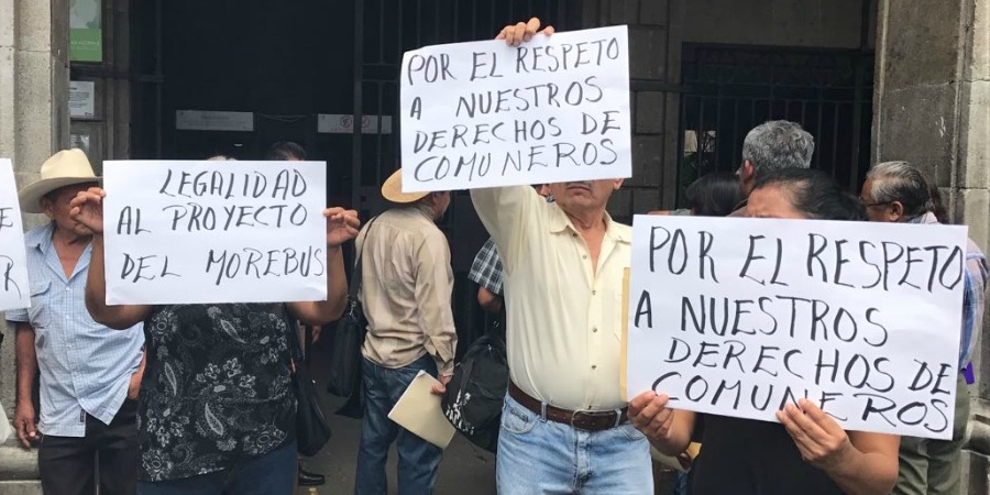 Se manifiestan comuneros de Tejalpa