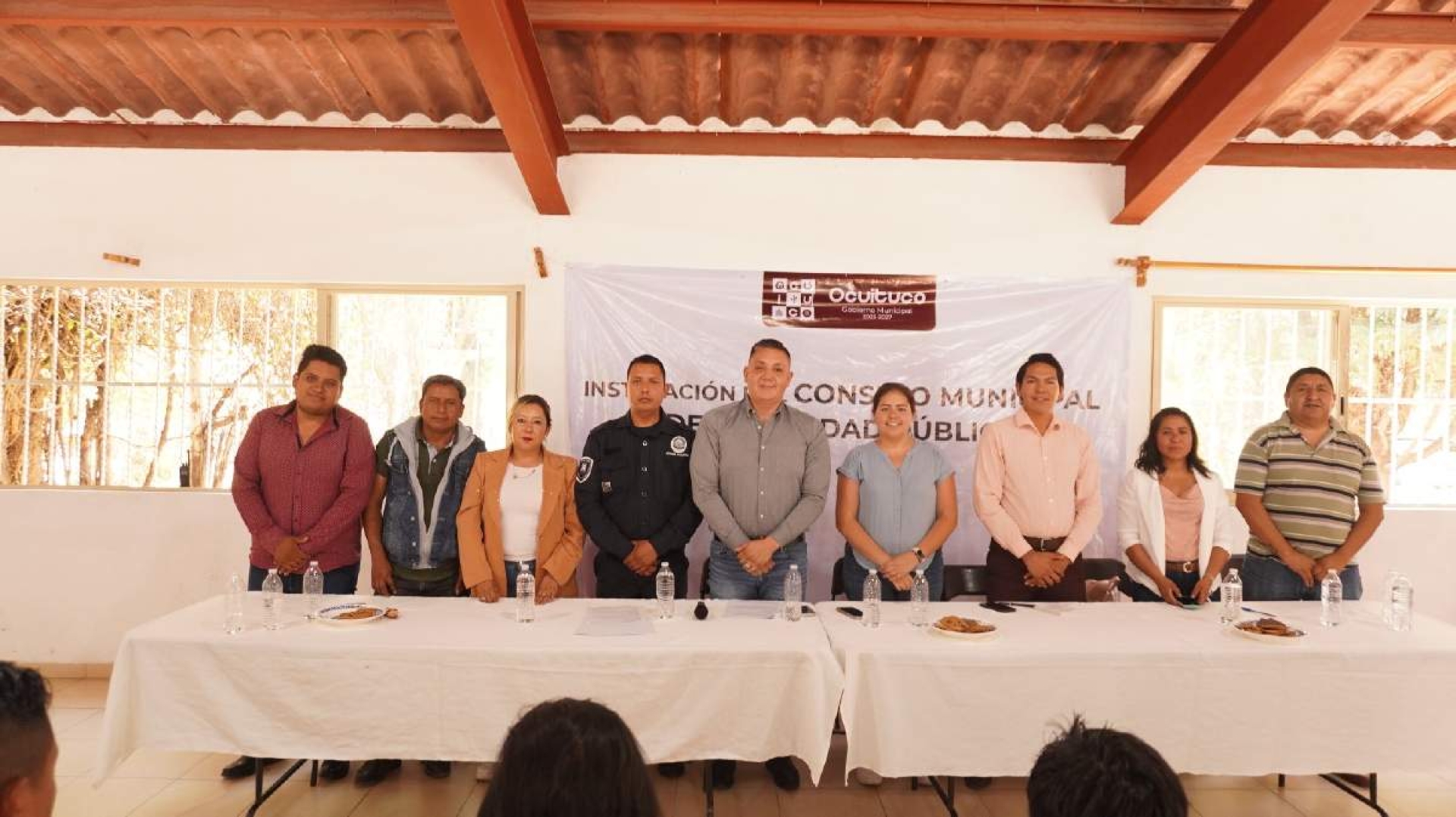Instalan Consejo Municipal de Seguridad Pública en Ocuituco