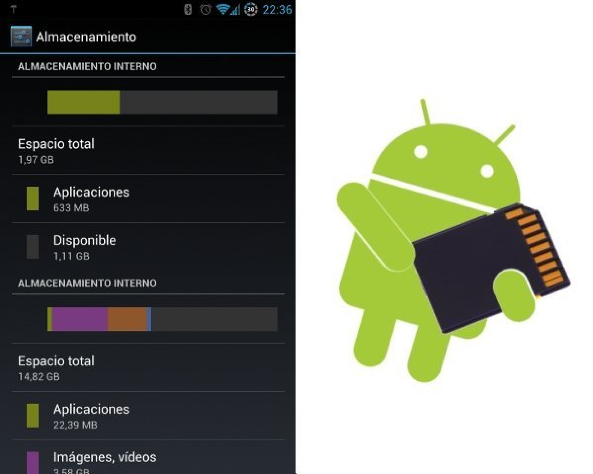 Consejos para liberar espacio en tu móvil Android