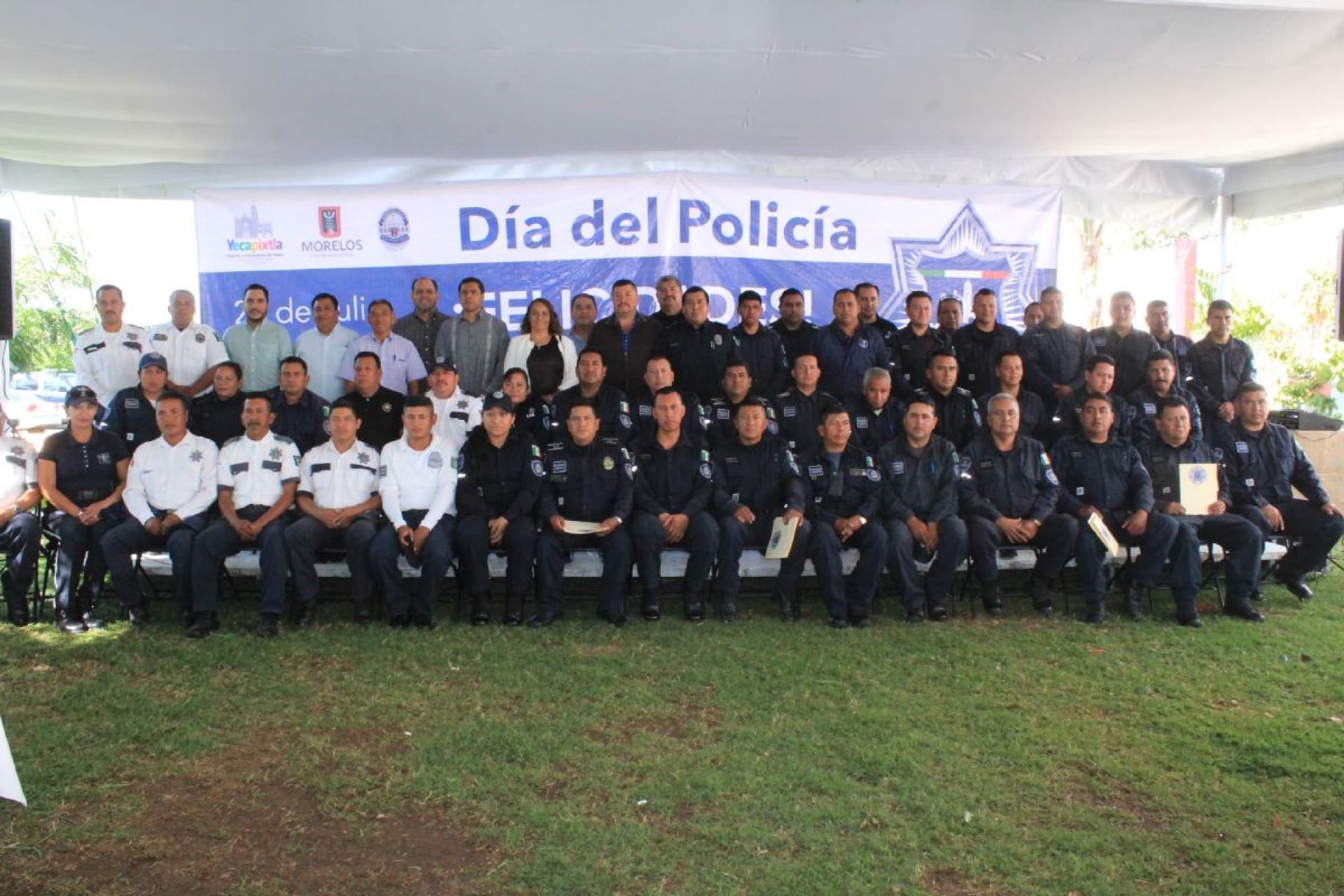 Celebra Yecapixtla el Día del Policía