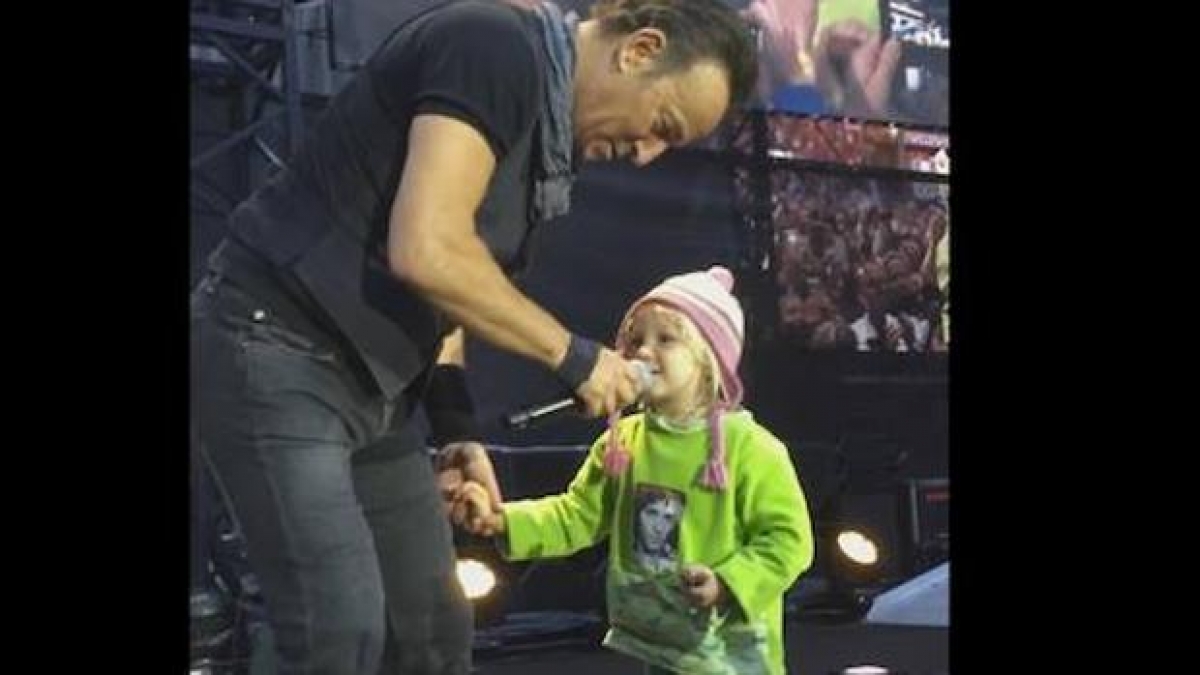 La niña que emocionó a Bruce Springsteen