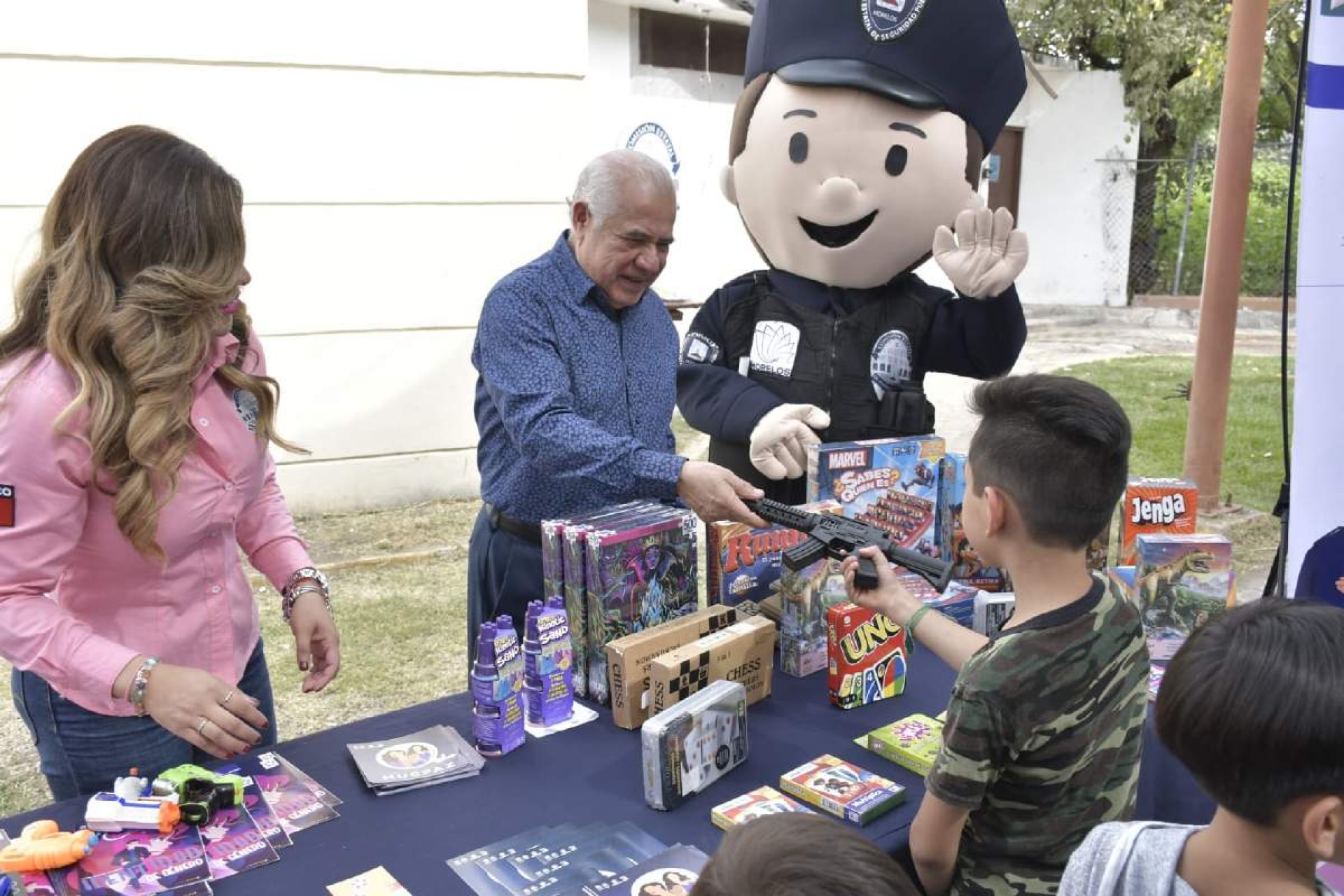 Canjearán juguetes bélicos por didácticos en Mazatepec