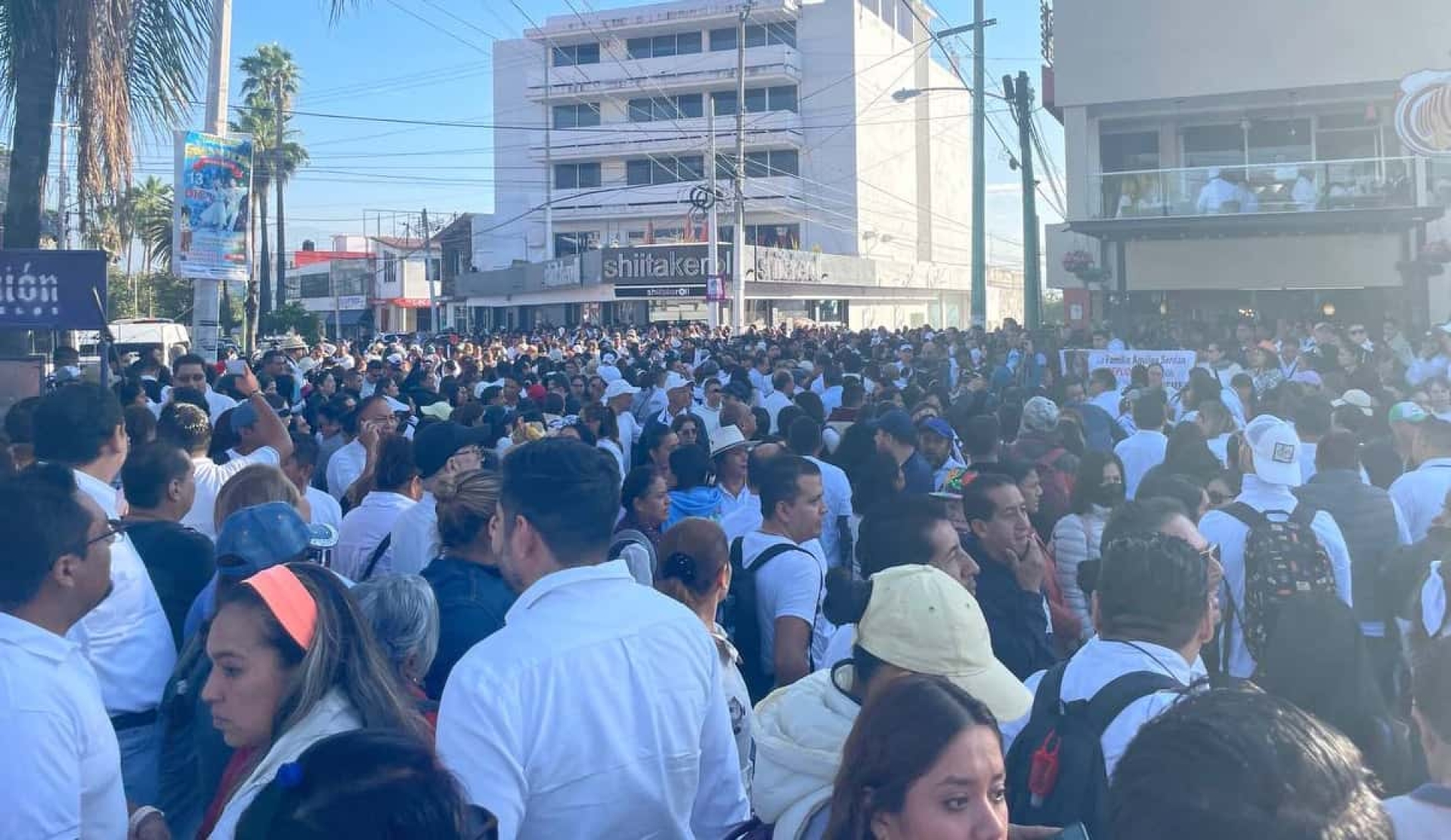 Una manifestación sui géneris