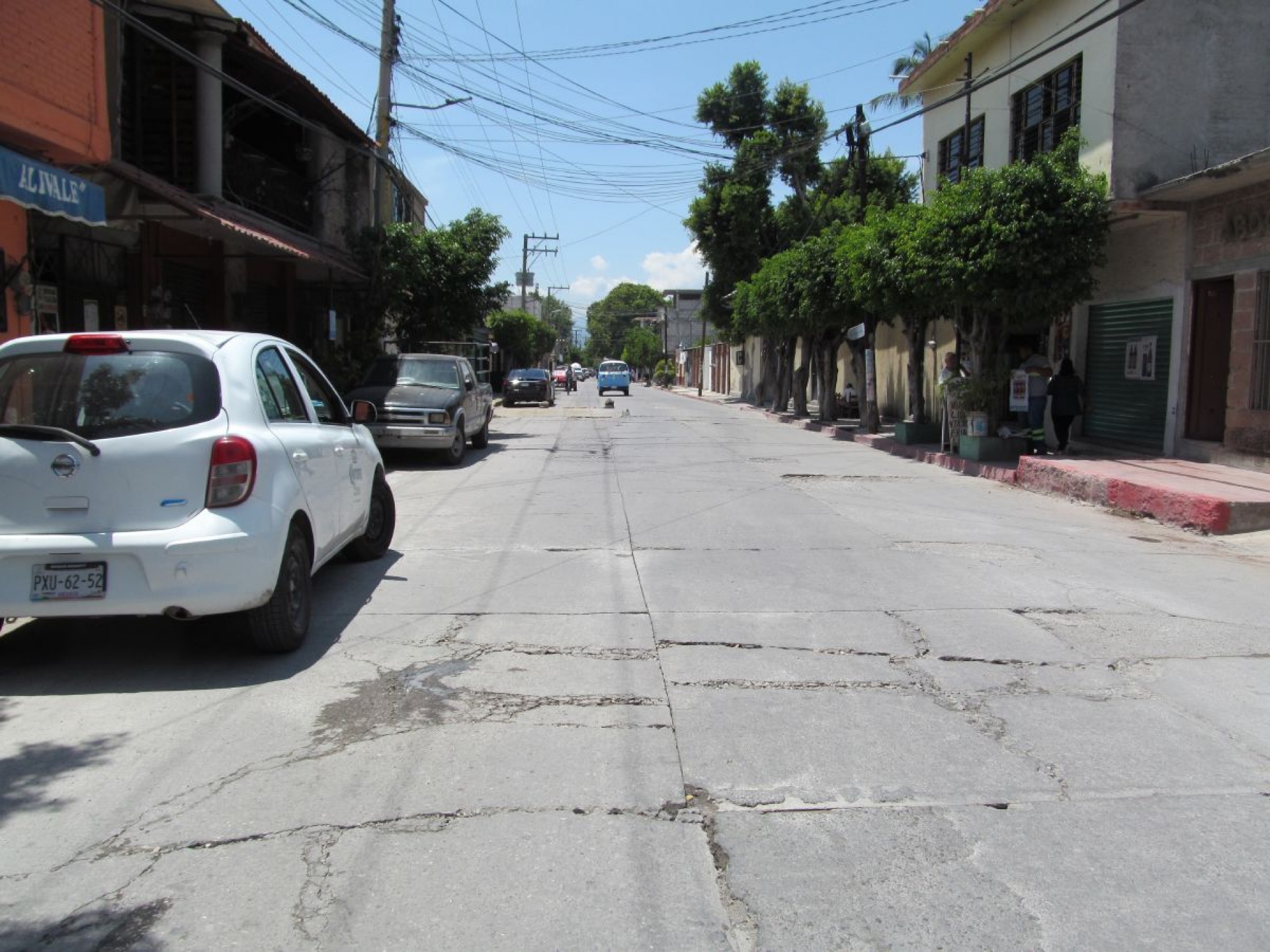 Sin presupuesto aún para reparar calle Leyva de Jojutla