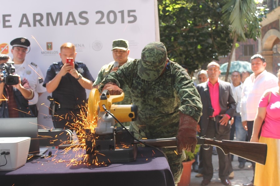 Recolectan más de 500 armas y explosivos en dos años en programa oficial