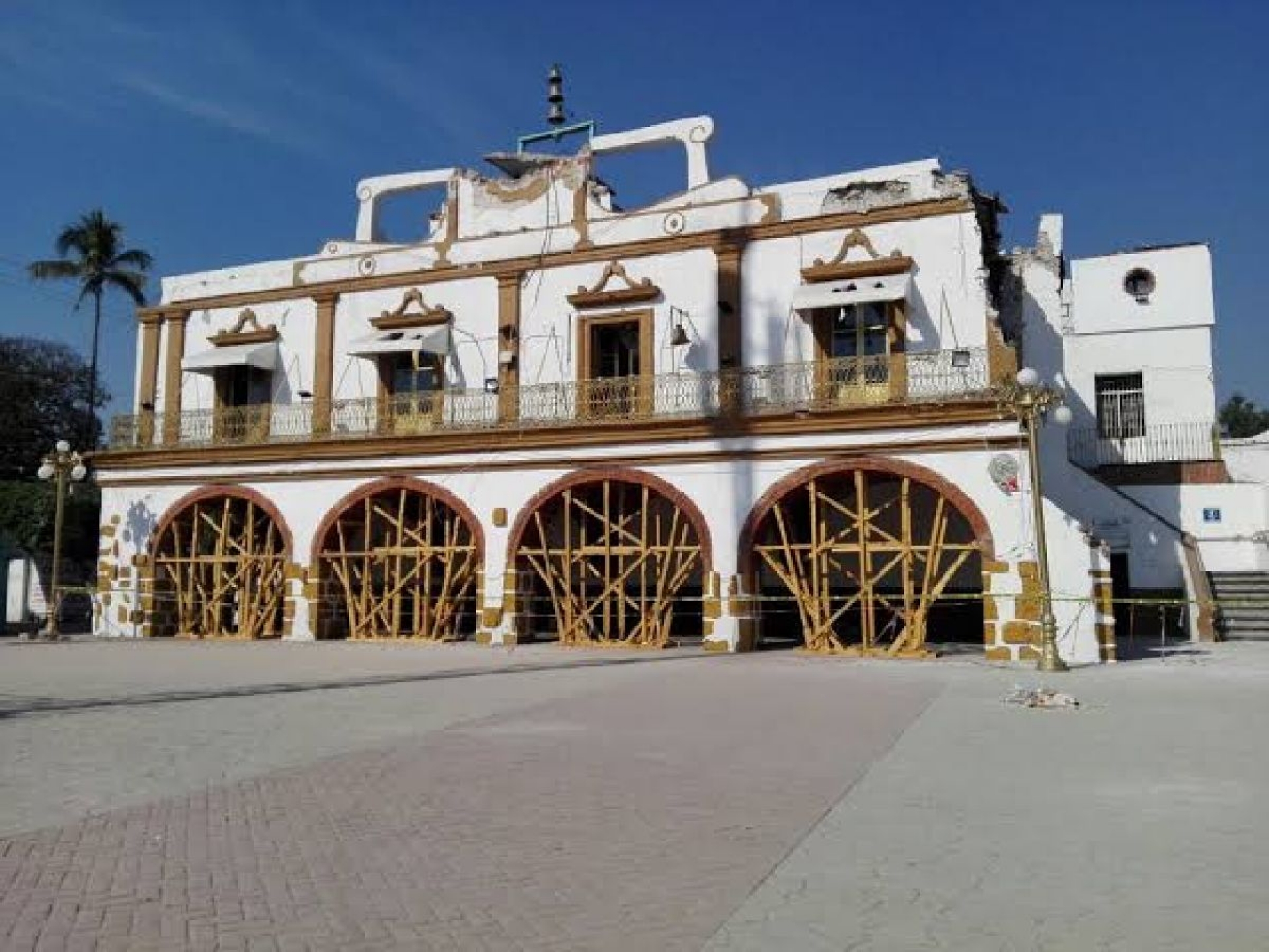 Anuncian reconstrucción del palacio municipal de Jojutla