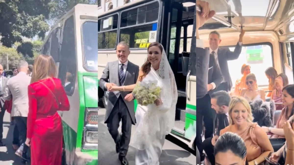 Contratan microbús para su boda; los critican por 'exotizar la pobreza'