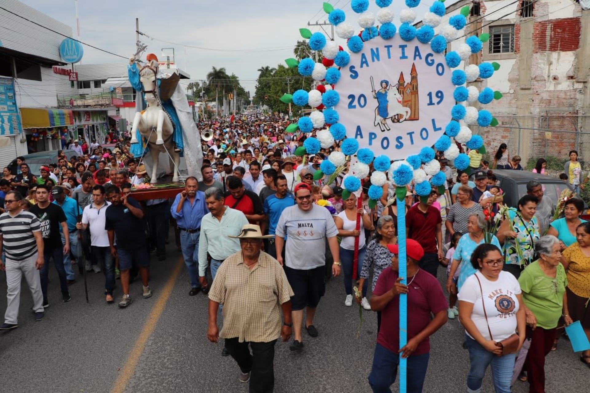 Comienzan los festejos en honor a Santiago Apóstol en Zacatepec