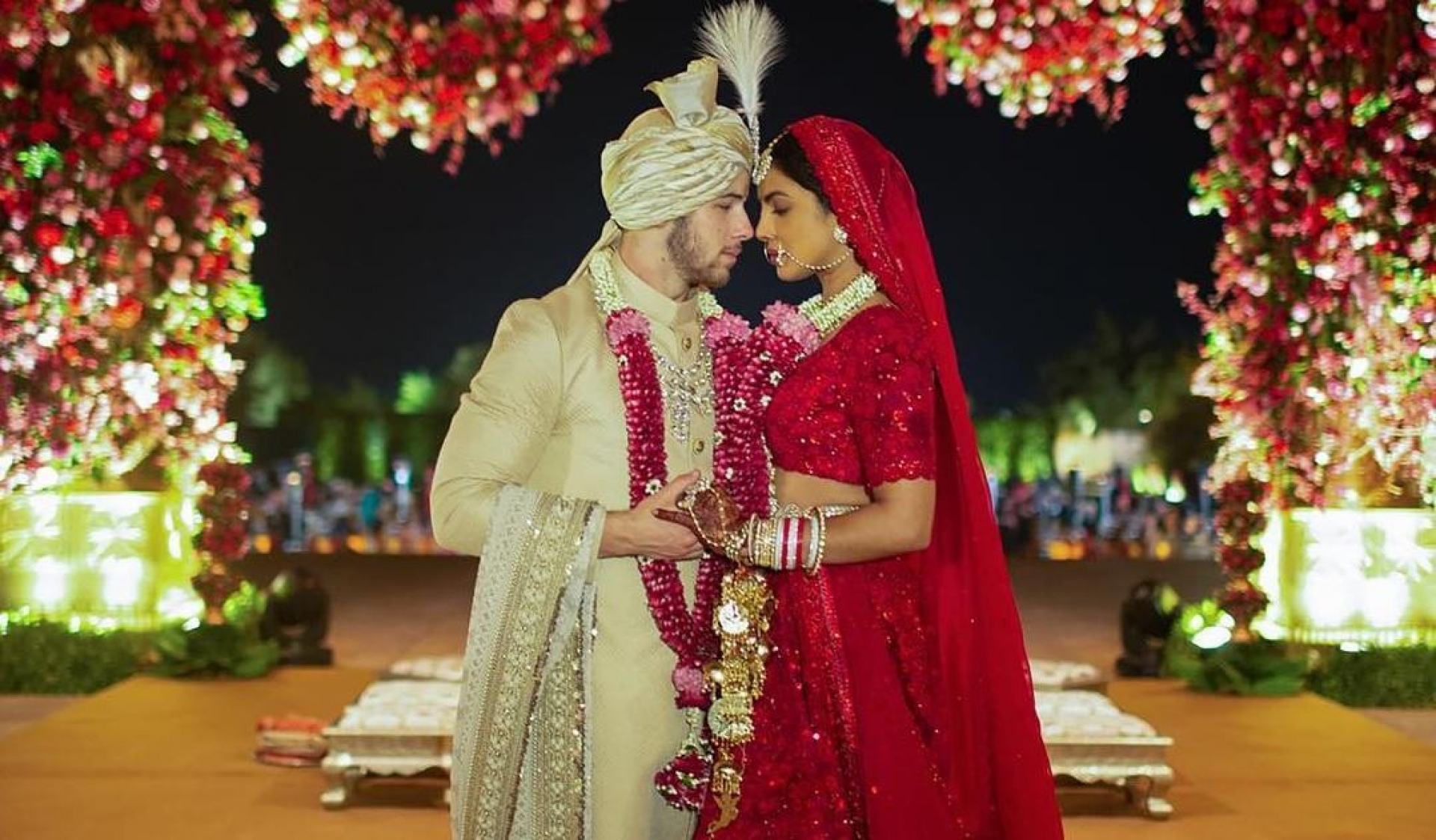 Así fue la extravagante boda de Nick Jonas y Priyanka Chopra