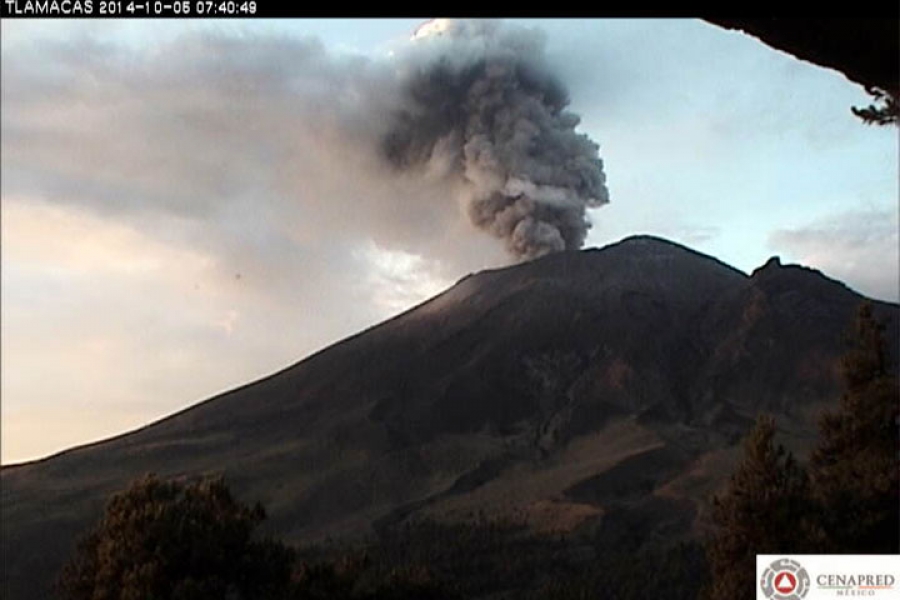Registra el Popocatépetl más explosiones