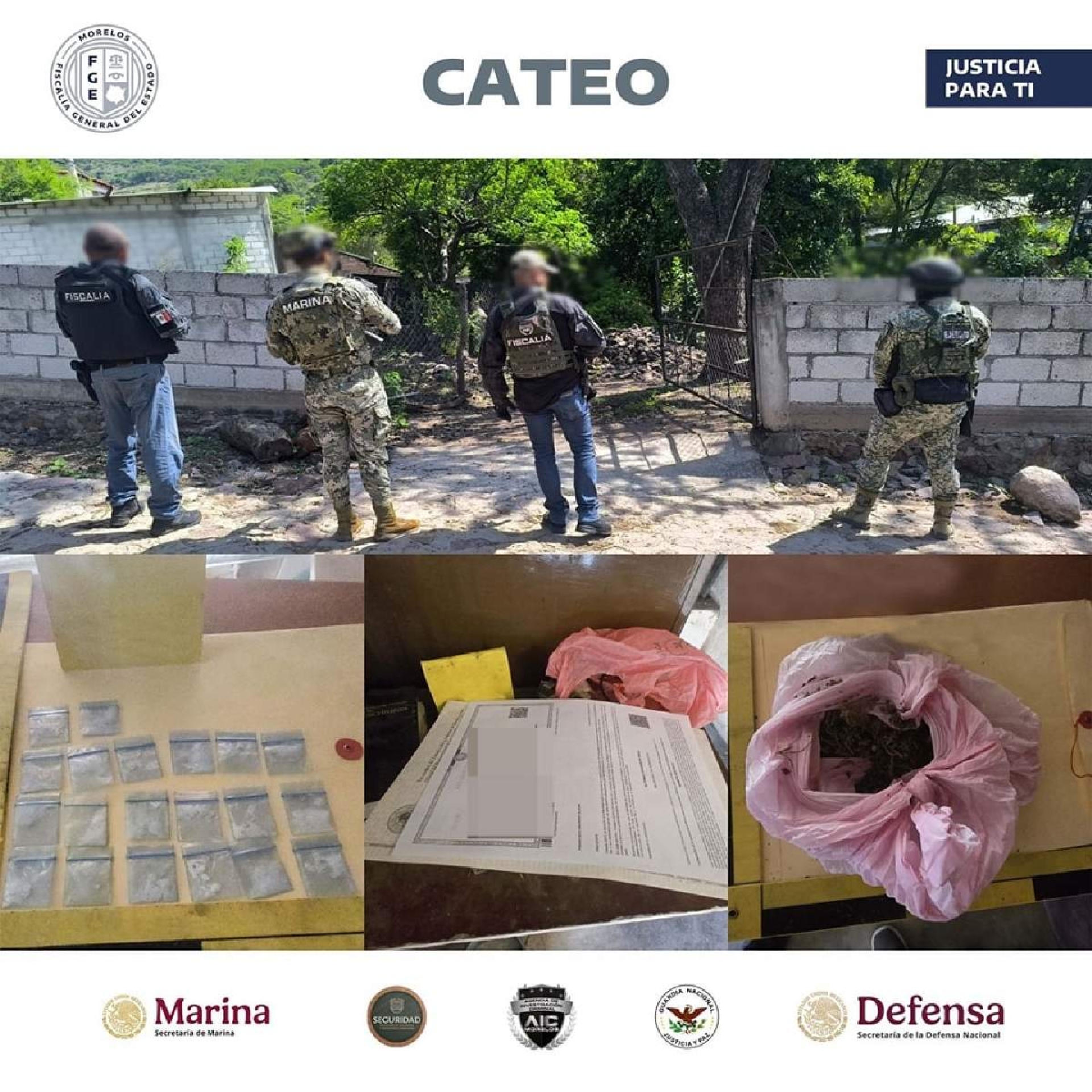 Catean domicilio en Tlaquiltenango