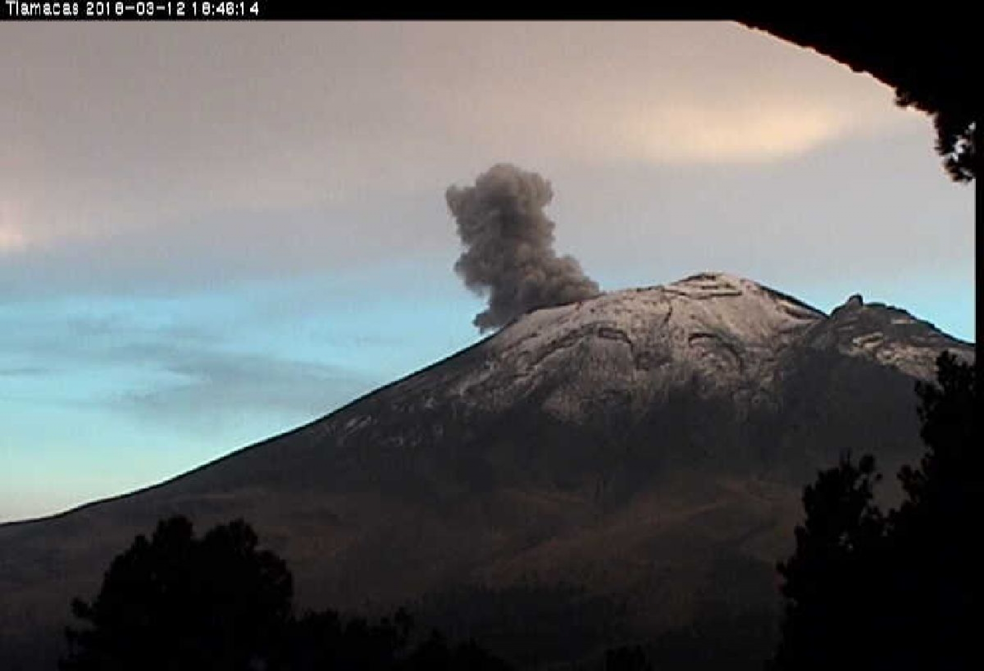 Se eleva el número de exhalaciones en el Popocatépetl