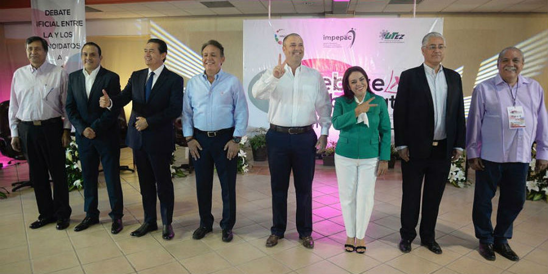 Realizan el primer debate organizado por el Impepac entre candidatos a la gubernatura