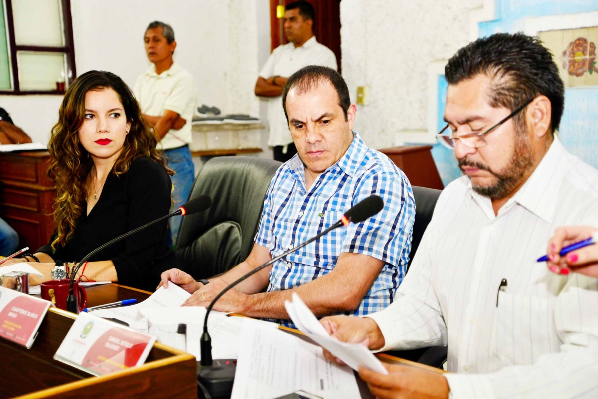 Refrenda Cuauhtémoc Blanco la voluntad  de mantener un gobierno ciudadano transparente