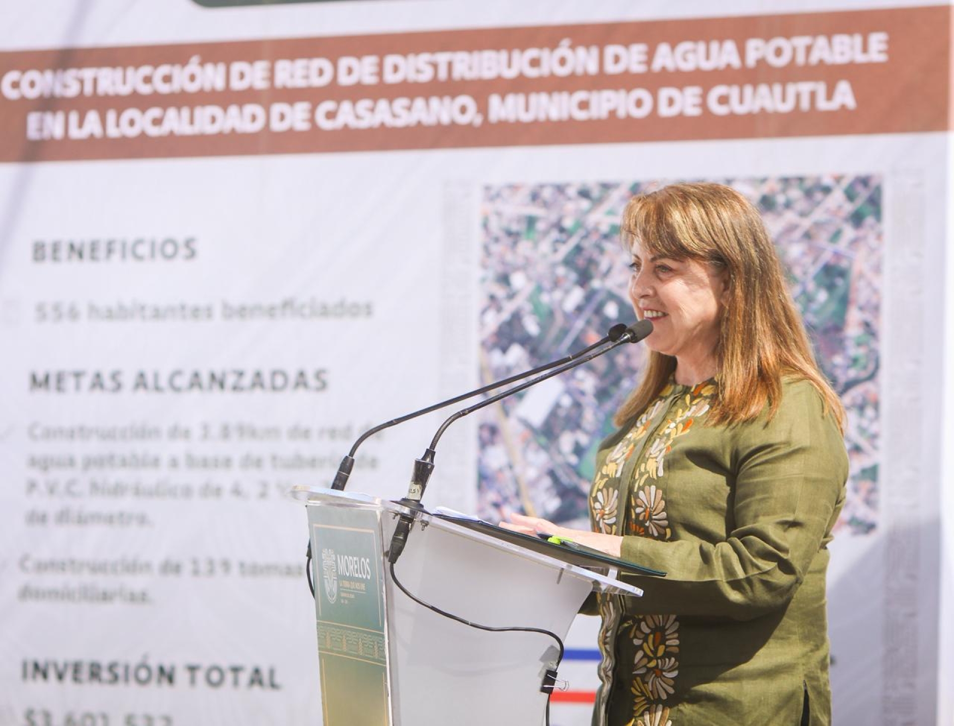 Atiende gobierno de Margarita González Saravia necesidades de agua potable y saneamiento en Cuautla