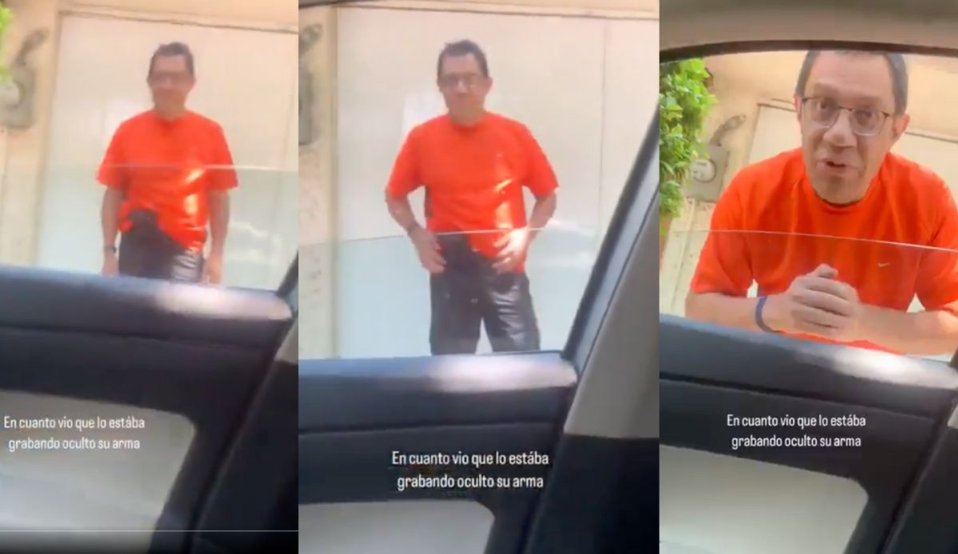 Aparece 'Lord Pistolón'; amenazó con arma a joven por detenerse frente a su casa