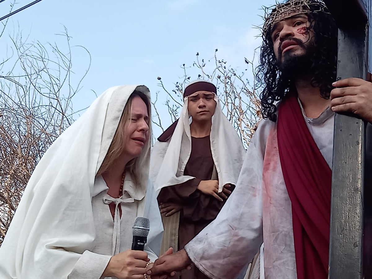 Se cumple tradición del Viacrucis en Jojutla