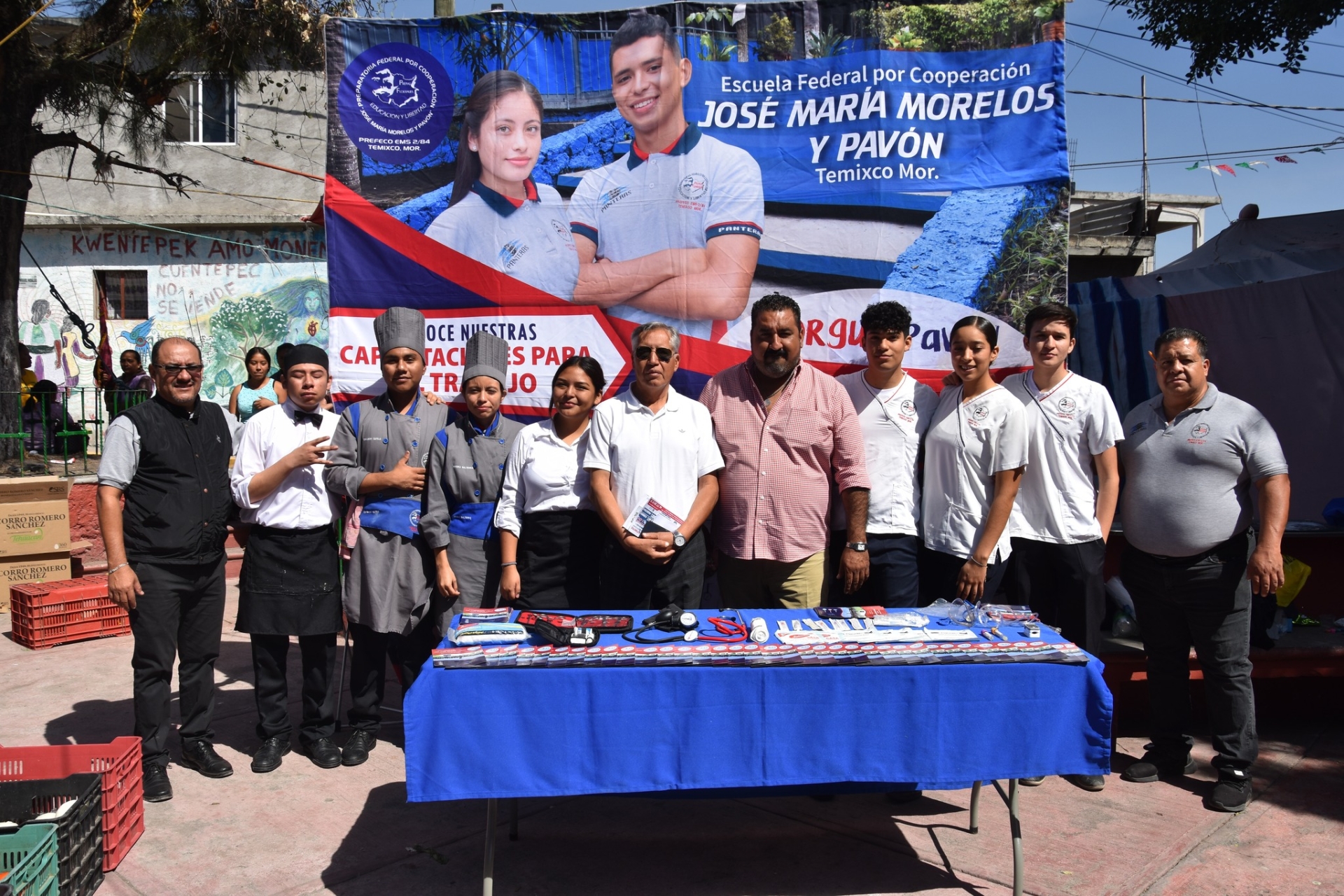 Autoridades de Temixco acercan 'Expo Educativa 2024' en Cuentepec y Tetlama