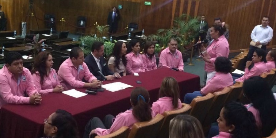 Firman convenio contractual 2016, con acuerdo de incremento salarial del 4.5 por ciento, en el Congreso