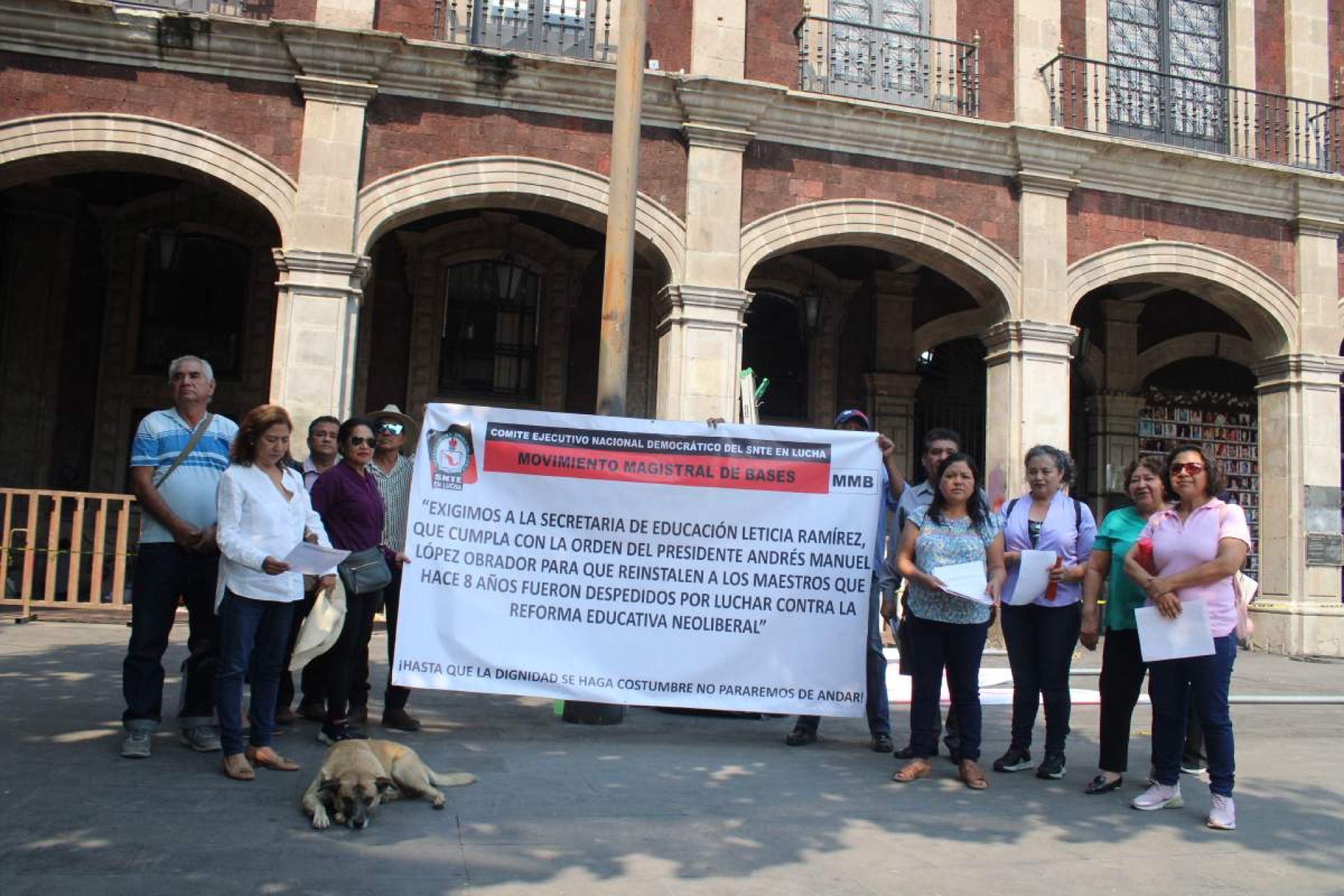 Respalda Morelos demanda de reinstalación de maestros: MMB