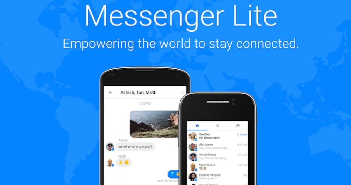 Facebook lanza versión básica de Messenger para teléfonos antiguos