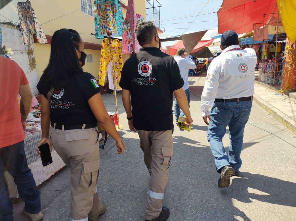 Continúa 'Convoy, unidos por Morelos ante el covid-19' supervisión en tianguis