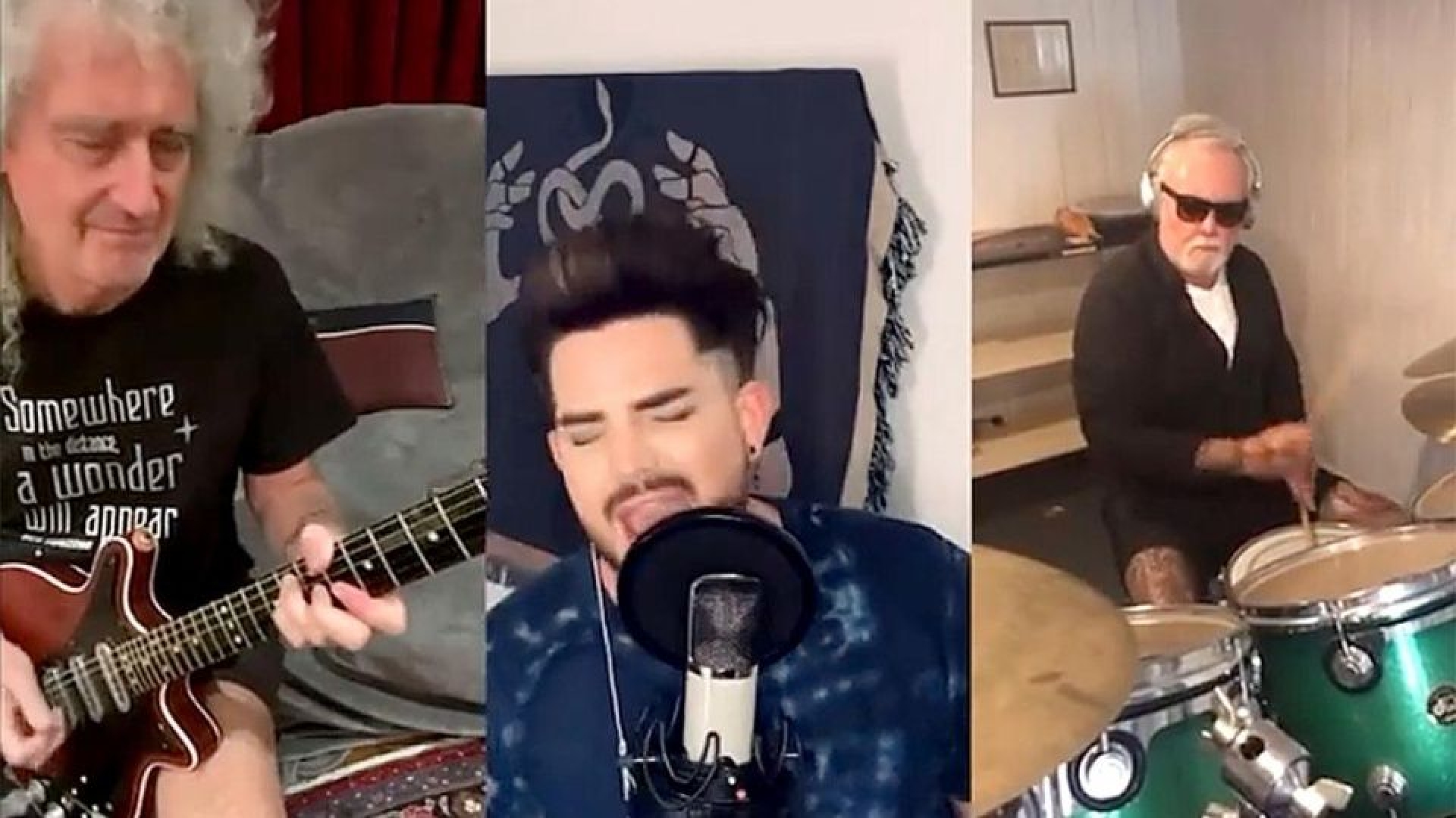 Queen + Adam Lambert cantan "We are the champions" como esperanza
