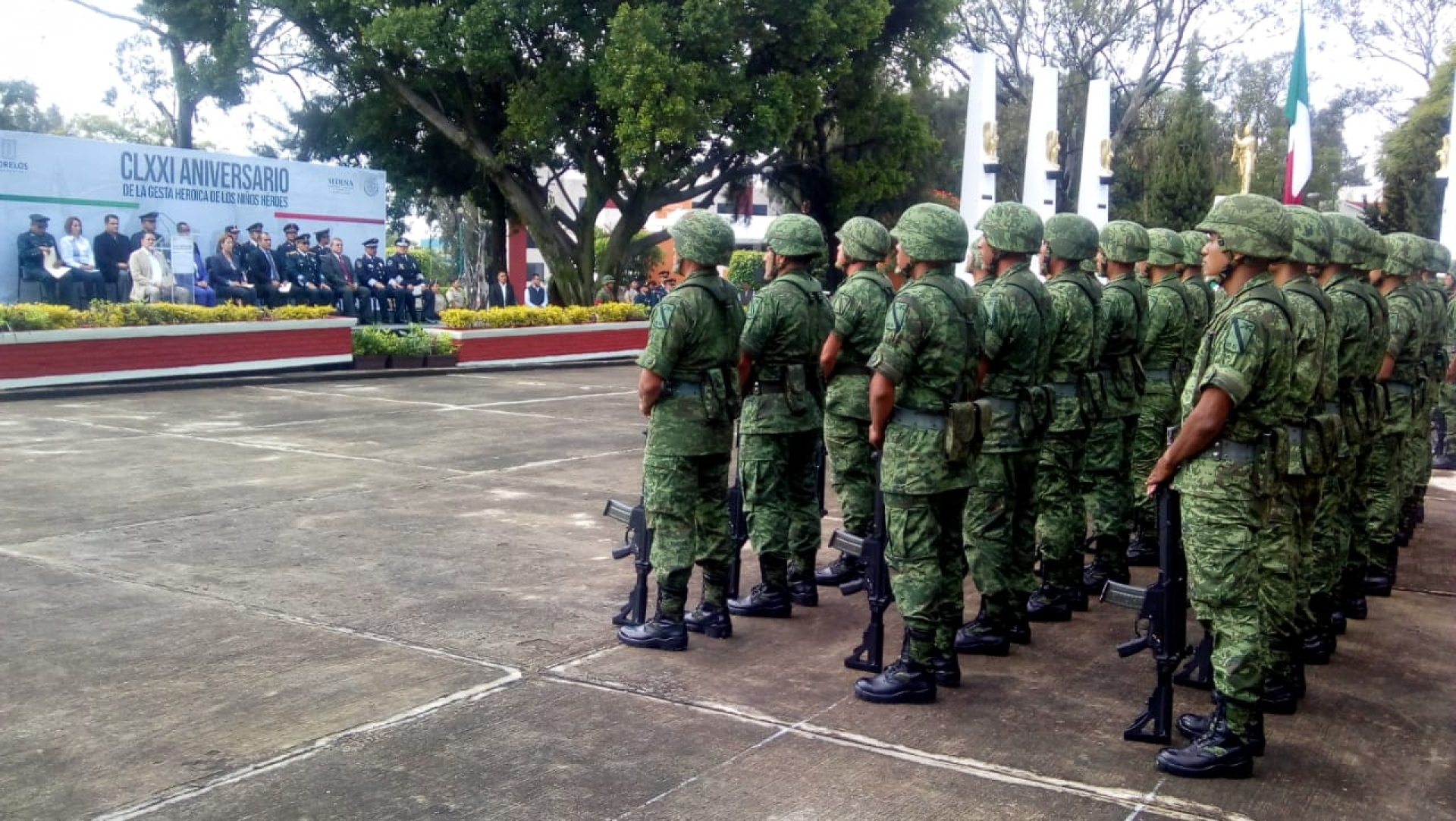 Conmemoran CLXXI aniversario de la gesta de los Niños Héroes