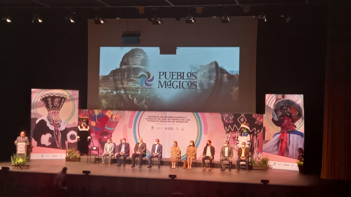 Reciben Tepoztlán y Tlayacapan nombramiento y licencia de uso de marca 'Pueblos Mágicos'