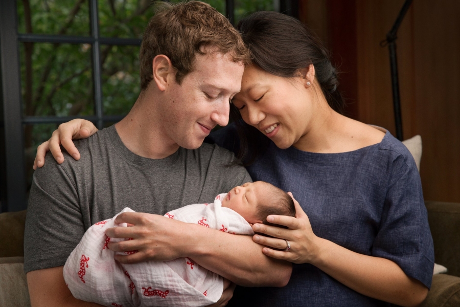 Zuckerberg, creador de facebook celebra el nacimiento de su hija donando una fortuna